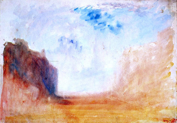  Joseph William Turner The High Street, Oxford - Art Print