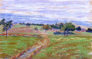  Camille Pissarro The Hills of Thierceville - Art Print