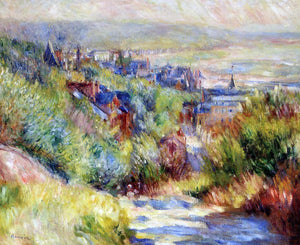  Pierre Auguste Renoir The Hills of Trouville - Art Print