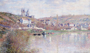  Claude Oscar Monet The Hills of Vetheuil - Art Print