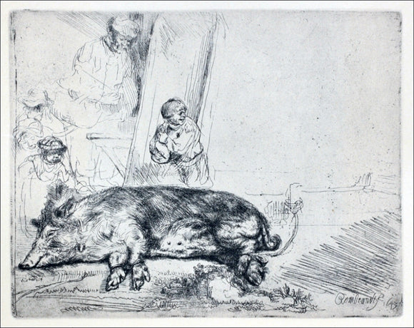  Rembrandt Van Rijn The Hog - Art Print