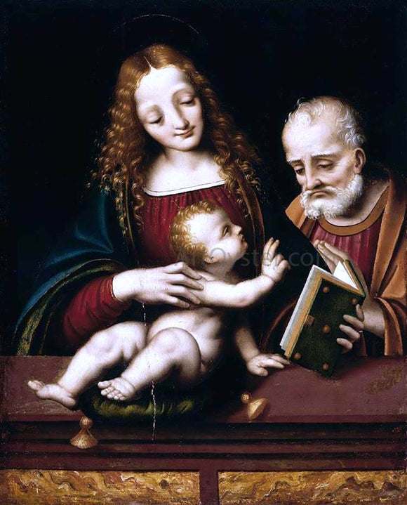  Marco D'Oggiono The Holy Family - Art Print