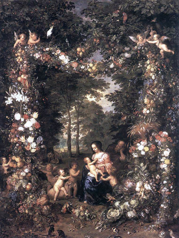  The Elder Jan Brueghel The Holy Family - Art Print