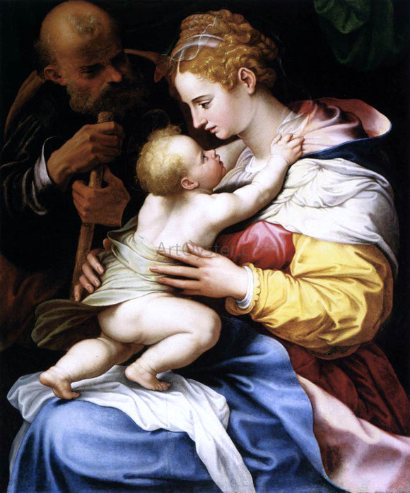  Girolamo Siciolante Da Sermoneta The Holy Family - Art Print