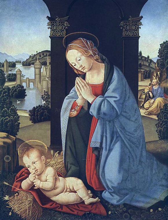  Lorenzo Di Credi The Holy Family - Art Print