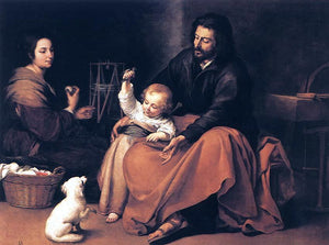  Bartolome Esteban Murillo The Holy Family - Art Print