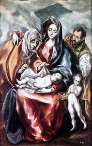  El Greco The Holy Family - Art Print