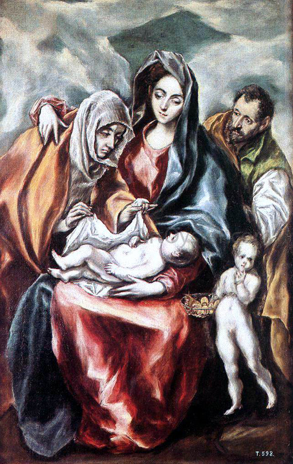  El Greco The Holy Family - Art Print