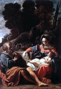  Sisto Badalocchio The Holy Family - Art Print