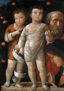  Andrea Mantegna The Holy Family with St John - Art Print