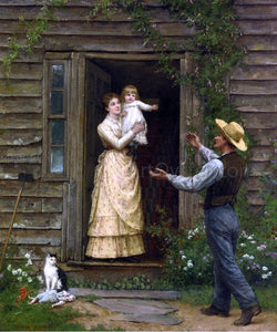  Jennie Augusta Brownscombe The Homecoming - Art Print