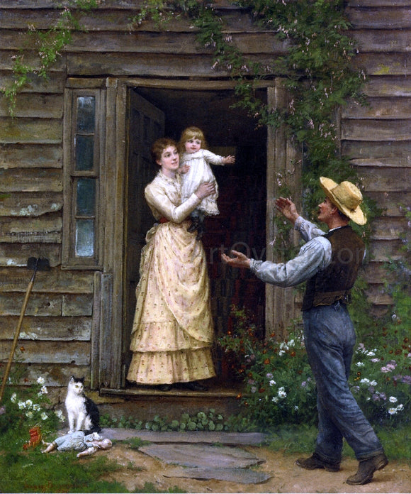  Jennie Augusta Brownscombe The Homecoming - Art Print