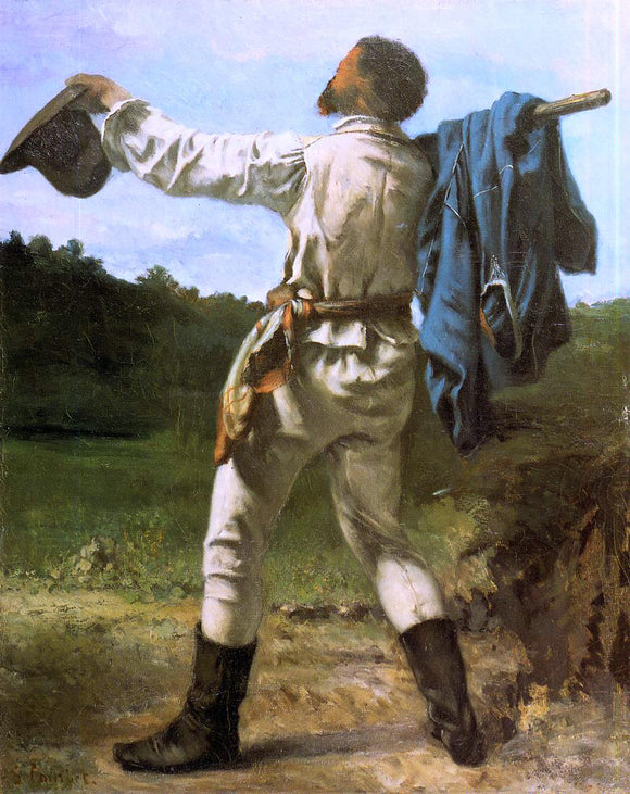  Gustave Courbet The Homecoming - Art Print