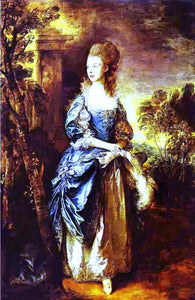  Thomas Gainsborough The Hon. Frances Duncombe - Art Print