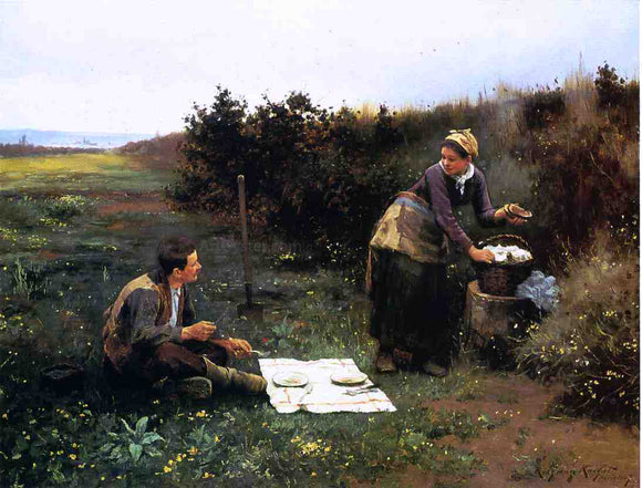  Daniel Ridgway Knight The Honeymoon Breakfast - Art Print