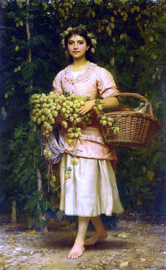  Charles Edward Perugini A Hop Picker - Art Print