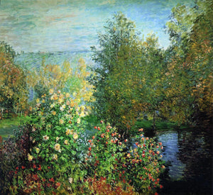  Claude Oscar Monet The Hoschedes' Garden at Montgeron - Art Print