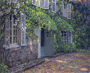  Henri Le Sidaner The House in Summer - Art Print
