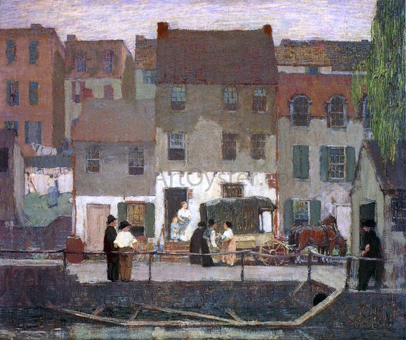  Robert Spencer The Huckster Cart - Art Print