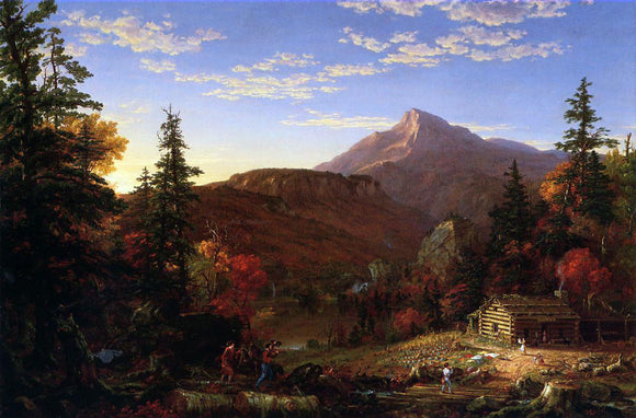  Thomas Cole The Hunter's Return - Art Print