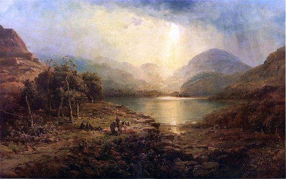  Andrew W Melrose The Hunting Party (also known as Rest After a Day's Hunt) - Art Print