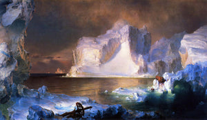  Frederic Edwin Church The Icebergs - Art Print