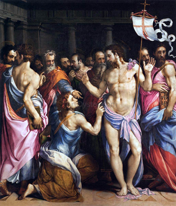  Cecchino Del Salviati The Incredulity of St Thomas - Art Print