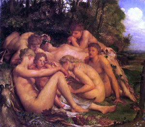 George Frederic Watts The Infancy of Zeus - Art Print