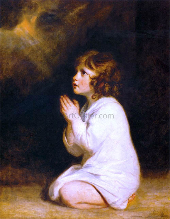  Sir Joshua Reynolds The Infant Samuel - Art Print