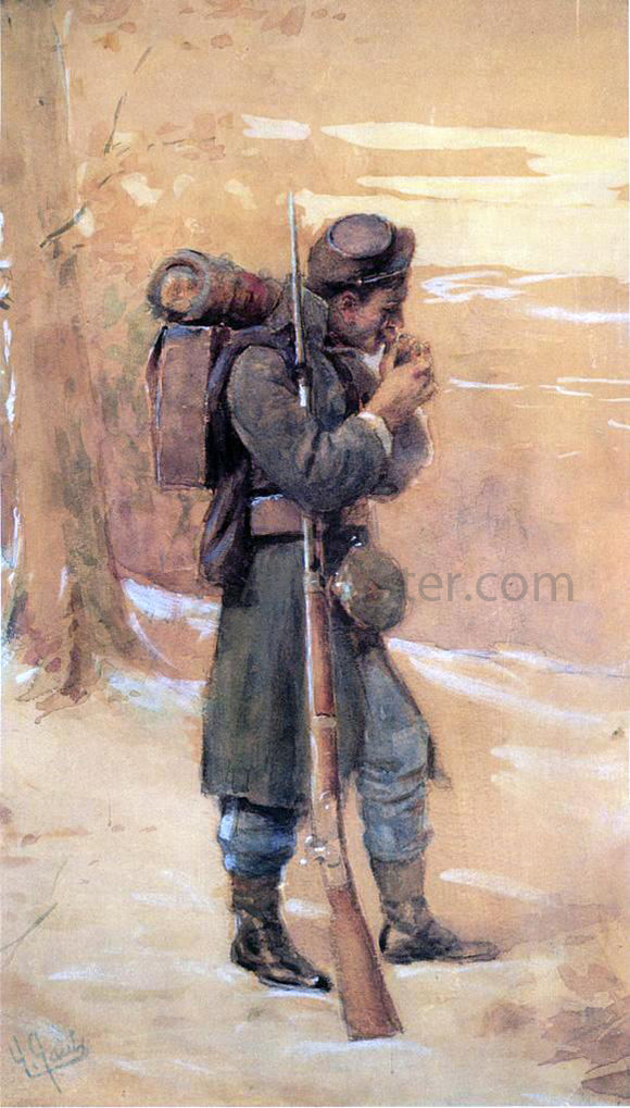  William Gilbert Gaul The Infantryman - Art Print