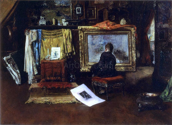  William Merritt Chase The Inner Studio, Tenth Street - Art Print