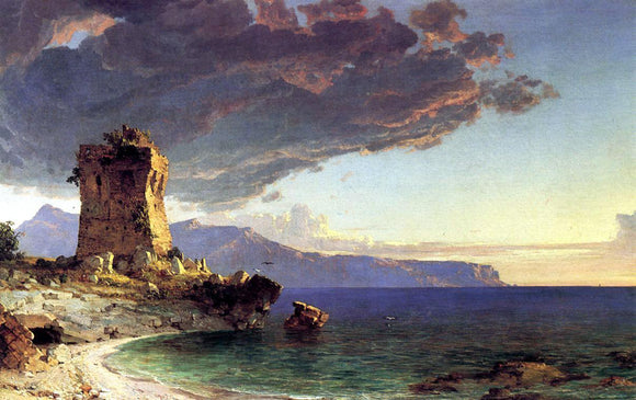  Jasper Francis Cropsey The Isle of Capri - Art Print