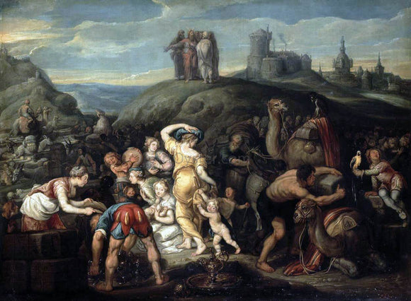  Simon De Vos The Israelites after Crossing the Red Sea - Art Print
