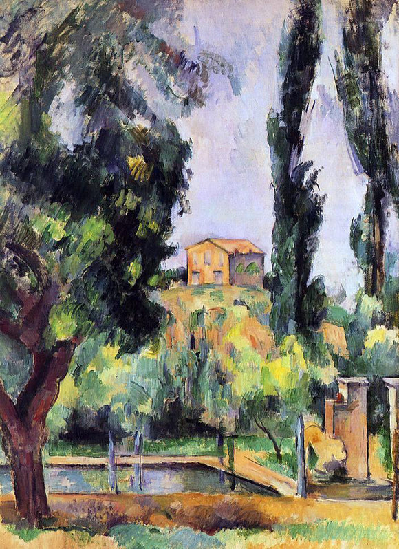  Paul Cezanne The Jas de Bouffan - Art Print