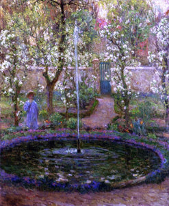  Henri Le Sidaner A Jet of Water - Art Print