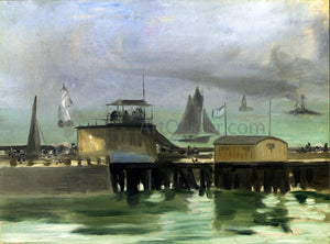  Edouard Manet The Jetty at Boulogne - Art Print