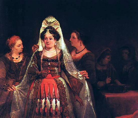  Aert De Gelder The Jewish Bride (Esther Bedecked) - Art Print