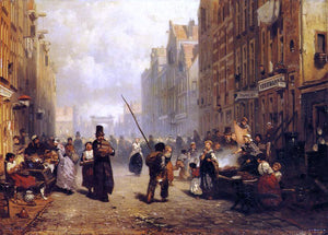  Frans Arnold Breuhaus De Groot The Jewish Quarter in Amsterdam - Art Print