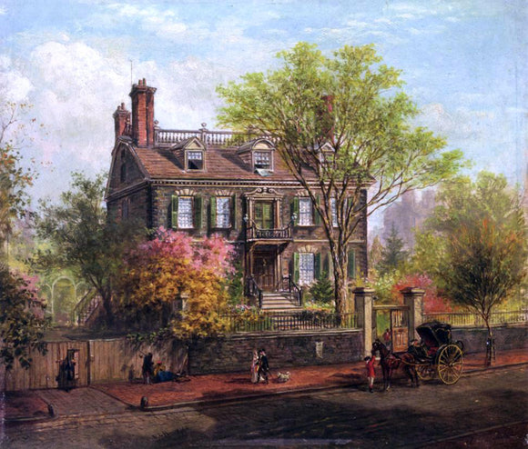  Edward Lamson Henry The John Hancock House - Art Print