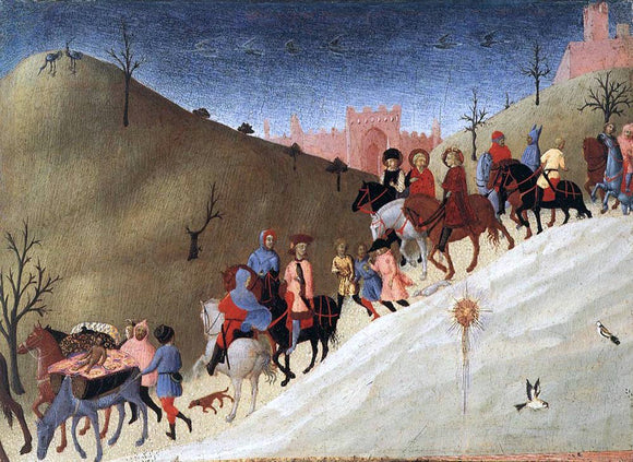  Sassetta The Journey of the Magi - Art Print