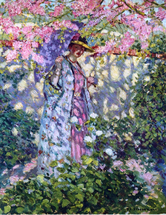  Frederick Carl Frieseke The Judas Tree - Art Print