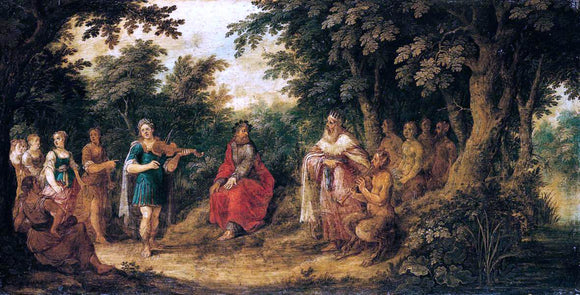  Abraham Govaerts The Judgement of Midas - Art Print