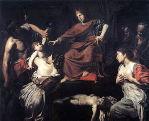 Valentin De boulogne The Judgment of Solomon - Art Print