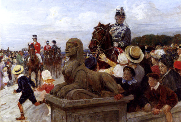  Otto Bache The King Is Coming - Art Print