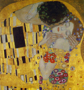  Gustav Klimt A Kiss Detail - Art Print