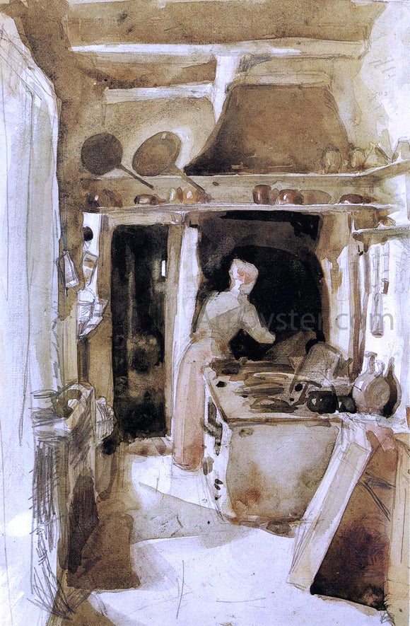  James McNeill Whistler The Kitchen - Art Print