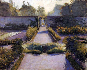  Gustave Caillebotte The Kitchen Garden, Yerres - Art Print
