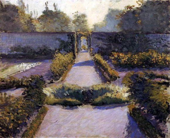  Gustave Caillebotte The Kitchen Garden, Yerres - Art Print