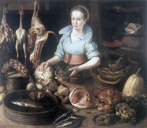  Pieter Cornelisz Van Rijck The Kitchen Maid - Art Print