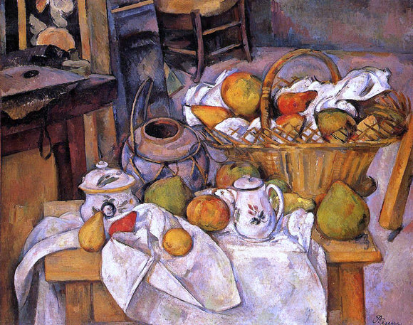  Paul Cezanne The Kitchen Table - Art Print